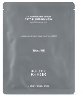 DOCTOR BABOR Cryo Plumping Mask | Refrescante y nutritiva máscara | Incremento hidratante instantáneo para 24h | Piel más suave y suave | vegana | 1 unidad
