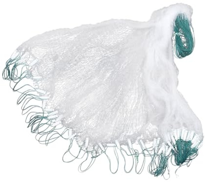 BUGUUYO Filet de Monofilament avec Flotteur Filet de Capture Léger et Transparent Piège à Poisson pour Débutants Résistant