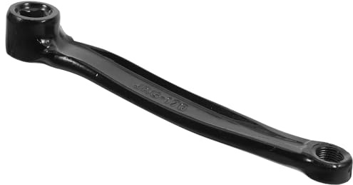 Manivelle Gauche Vélo VTT 170mm en Acier Noir avec Trou Prismatique