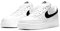 Nike Herren Air Force 1 '07 Sneaker, White Black 100, 47.5 EU