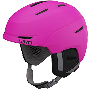 Giro Neo Jr. Snow Helmet - Kid's Matte Bright Pink Medium