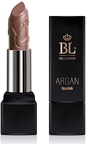 BEL Argan Lipstick (Nude) - Long Lasting Lipstick for Soft & Kissable Lips - Perfect Lipsticks for Women to Enhance Your Natural Radiance All Day Long!
