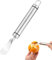 Pelador de Naranjas de Acero Inoxidable, Pelador de Cítricos Fácil de Pelar Cortador Pelador de Naranjas con Lazo para Colgar Pelador de Naranjas Pelador de Frutas para el Hogar Cocina