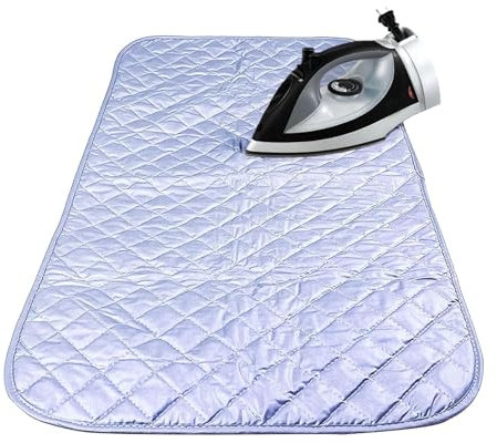 Bügelmatte 48 X 85cm,BüGeldecke,BüGelunterlage für Tisch, BüGelunterlage, Faltbares BüGelbrett,Bügelkissen Tragbares,Bügeldecke Home, Tischbügelbrett, Tisch Bügelbrett für Tisch Hitzebständig