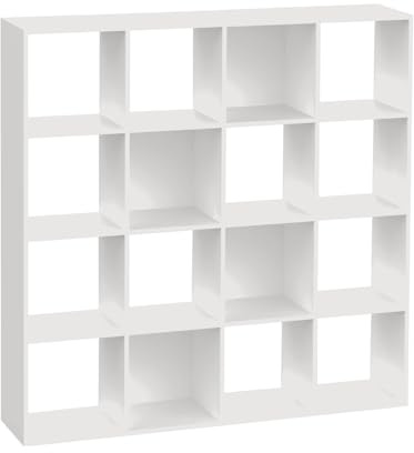 7H SEVEN HOUSE Estantería de 16 Cubos SpaceQub 134x32x134cm 7house