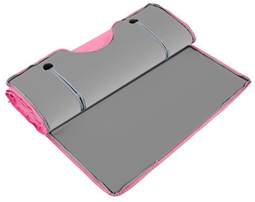 Manta de sauna por infrarrojos 35-80 ℃ sauna de infrarrojos lejanos, saco de sauna, moldeador corporal, manta de masaje con mando a distancia, manta de sauna portátil rosa para el hogar, salón de