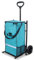 Tmz Einkaufstrolley 3 in 1 mit Kühlfach, Einkaufsroller klappbar, Shopping Trolley höhenverstellbar,abnehmbare Tasche 45 L, Einkaufsroller, Handwagen (Türkis)