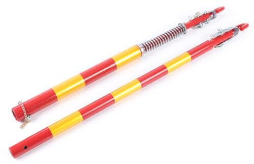 LVSEWOA Barra de Remolque de Alta Resistencia para recuperación de vehículos de 5 toneladas, 1,8 m con Resorte Amortiguador. Barra de Remolque para Remolque de Emergencia.