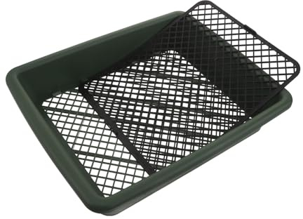 Yardenfun Tamiz de Tierra para jardinería: Tamiz de Roca - Cuadrado para Tierra de jardinería - Colador de Arena y Grava de Malla Ajustable para bonsáis, Jardines y paisajismo.