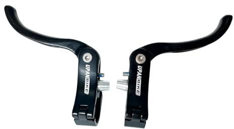 UPANBIKE Zusätzliches Bremshebel Set für Rennrad Aluminiumlegierung(22.2 mm,Schwarz)