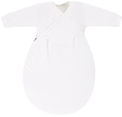 Dein Kinderland Alvi Baby Innensack Mäxchen Schlafsack mit Alvi Dreiecks-Halstuch | Ganzjahresschlafsack | Babyschlafsack | (Weiß, 62)