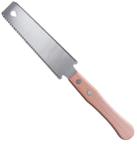 Flexible Hand Saw - Comfortable Cutting Hand Saw - Sk5 Flush Cut Woodworking Hand Saw - Small Trim Hardwood Cut Saw - Adjustable Angle Double Sided Saw - Multi Functional Flush Saw for Cutting