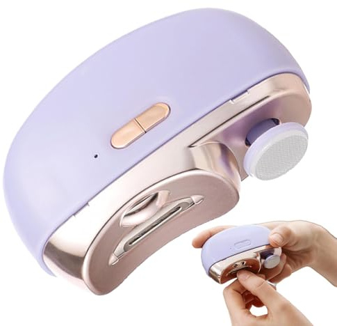 Coupe-ongles Électrique 3 En 1 Avec Lumière | Coupe-ongles Et Polisseuse Automatique | Coupe-ongles Électrique Compact | Coupe-ongles De Sécurité Portable Pour Enfant, Personnes Âgées Et Adultes