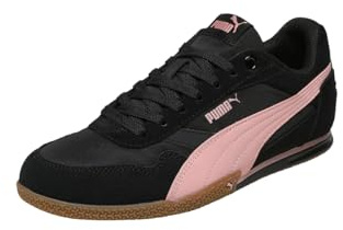 PUMA Sneakers en Nylon Bella Donna Femme 39, Black Rosy Outlook Pink