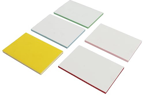ANKROYU 6 pezzi blocco di gomma per intaglio tetragono colorato sandwich bifacciale blocco di gomma fai da te timbro intaglio per cartoline scrapbooking biglietti d'invito progetti