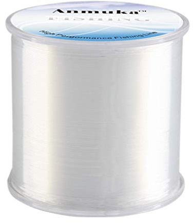 Filo da Pesca 500 Metri Trasparente Nylon Monofilamento 0.23mm per Linea da Pesca Mare, Stringhe e Accessorio FAI DA TE