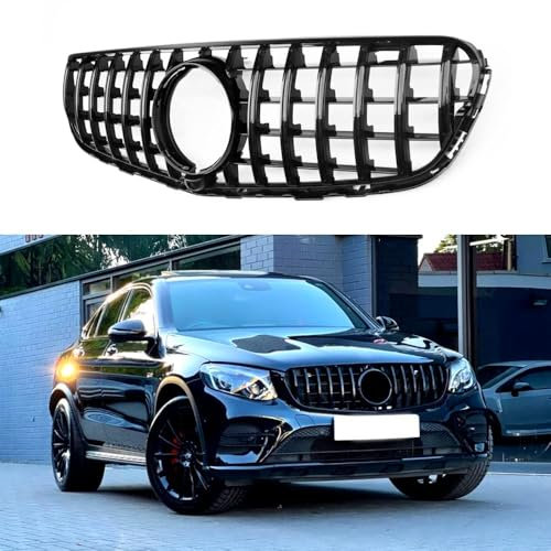 Gangying W253 rejilla del radiador negro para W253 X253 GLC 200 GLC 250 GLC 300 riñones 2016 2017 2018 2019 No para GLC 63 GLC 63S