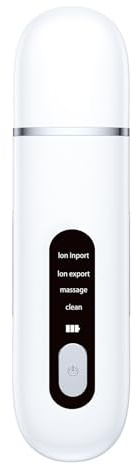 Gesichtsreiniger - 6,77 Zoll ABS | Wiederverwendbarer professioneller Hautschrubber | Ultraschall Porenreiniger | Peeling-Gerät | Porenreiniger Beauty Tool | Peeling Gesichtsgerät für glatte