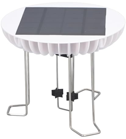 Phefop Agitatore Solare per Acqua, Agitatore Solare Silenzioso per Vasca per Uccelli con Pannello 5V 2W, Impermeabile IP65 per la Decorazione del Laghetto da Giardino