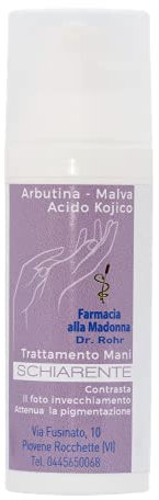 Rivitalizza le Tue Mani - Trattamento Anti-Age per Ridurre Macchie e Rughe – Whitening Cream – Idrata e rimuove le macchie nelle mani – Crema naturale Made in Italy - Adatta per Uomo e Donna - 50 ml