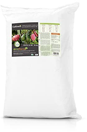 CULTIVERS Abono árboles Tropicales Ecológico 20 kg. Fertilizante para Aguacate, Mango, Litchi, Pitahaya, Papaya y Guayaba
