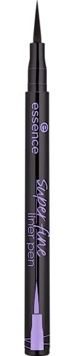 essence penna eyeliner super fine, lunga durata, Ultra pigmentato, a prova di sbavature., colore intenso (1ml)