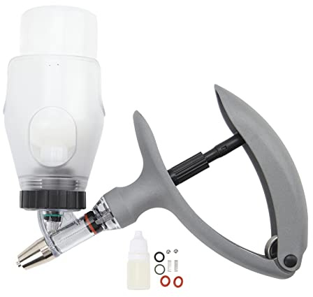 Injector Boskapsspruta Automatisk justerbar kontinuerlig spruta Veterinärvaccininjektion Veterinärspruta (2ML 0,2-2ML justerbar)