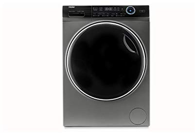 Haier HWD100-B14979S Freestanding Washer Dryer, Direct Motion and LED Display, 1400RPM 10kg/6kg Load, Graphite