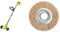 Ryobi RY18PCA-0 ONE+ Patio Cleaner with Wire Brush (Bare Tool), 18 V & RAC814 Wire Brush (Single)