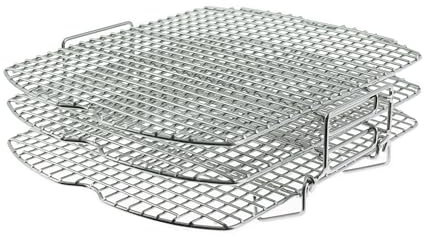 Ninja 3-Tier Dehydrate Rack [4138J301UKE] Official Accessory Compatible with Ninja Health Grill AG301, Silver
