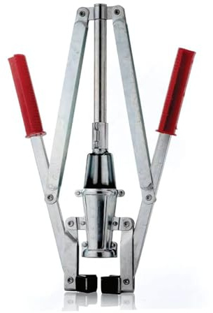 VIRSUS Tappatrice per Tappi in Sughero a 2 Leve VES140, Capsulatrice Manuale Doppia Leva per Tappi in Sughero con Ø 24mm e Altezza 33-38 mm per imbottigliare Bottiglie Vino, Birra, Made in Italy