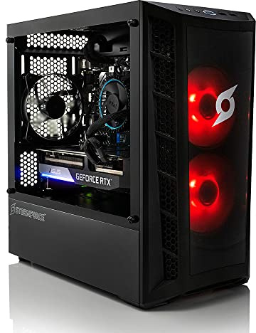 Stormforce Crystal Gaming PC - NVIDIA GeForce RTX 3070 8GB, i5-12400F, 16GB, 1TB, WiFi, Windows 11 (Amazon Exclusive)
