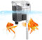 Sporgo Aquarium Außenfilter: 250 It/h Einstellbarer Aquarien Außenfilter Aquarium für 30/60-Liter-Aquarien, Außenfilter Wandmontiert Aquarium Filter für Aquarium, Durchfluss Außenfilter für Aquarien