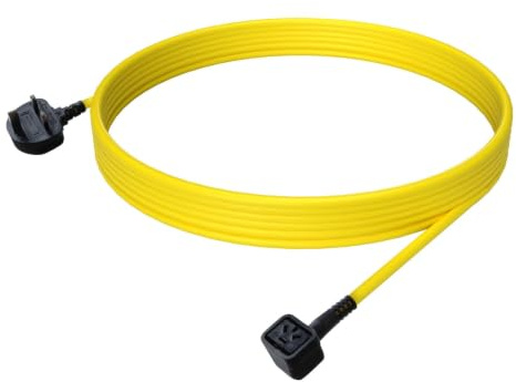 Reliapart Yellow Cable Flex (20m x 1.5mm x 3 Core) for Numatic Floor Scrubbing and Polishing Machines Compatible with TT4045, HFM1515, TT6650S, ET4045, TT4055 Models