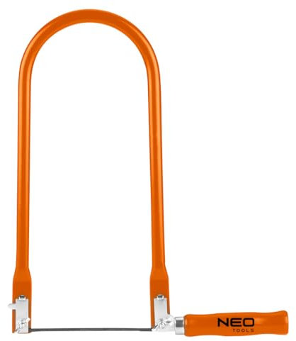 NEO TOOLS Sega a mano con profondità di taglio di 300 mm – Sega a mano di alta qualità con manico ergonomico in legno e robusto telaio in metallo per lavori in legno