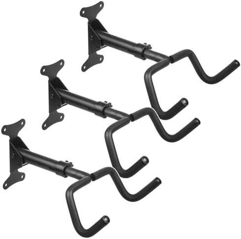 Maclean Bicycle Bike Stand Wall Mount Holder Garage Steel Storage Hook Adjustable 30kg (3)
