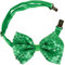dressforfun 302557 - St. Patrick's Day Fliege mit Pailletten, Größe verstellbar