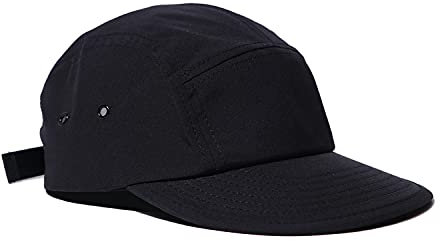 CLAPE 5 Panel Snapback Cap Schnell-trocknend Basecap Leichte Flat Brim Baseball Kappe UV Schutz Sport Cappy Outdoor Running Cap Unstructured Dad Cap