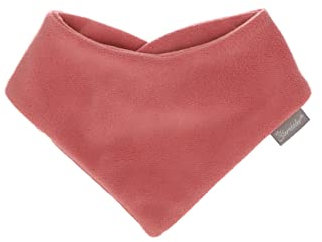 Sterntaler Baby Unisex Kinder Dreieckstuch - Halstuch mit Klettverschluss - aus Microfleece - rosa, 2