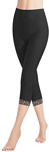 Libella Legging 3/4 Femmes Pantalon de Sport Taille Haute Legging femme avec Dentelle en Coton Leggings pour femmes 7/8 Femme Leggings Pantalon Capri Yoga Fitness Pantalon BL-L-1