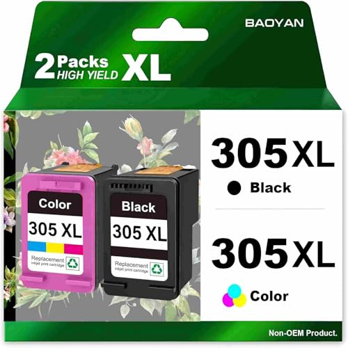 305XL Tintenpatronen Ersatz für HP 305 Tintenpatronen Schwarz und Farbe 305 XL für HP DeskJet 2700 2710 2720 2722 Plus 4100 4120 4130 Envy 6000 6010 6020 6030 6032 Pro 6400 6430 6432