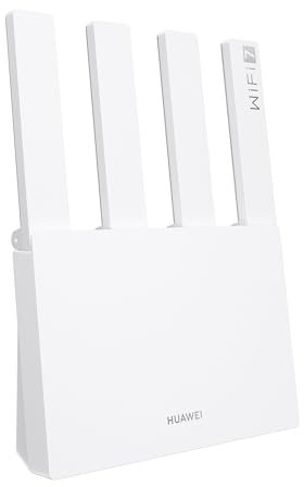 HUAWEI WiFi BE3, Wi-Fi 7 BE3600 Gigabit Dual Band Wireless Router, WAN/LAN Auto-adaptation (1x2.5GE, 3xGE), EasySetting, Visualized WLAN diagnostics, Parental Control, HomeSec, Exclusive to Amazon
