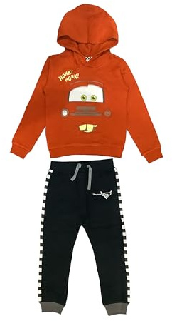 Disney Survêtement Garçon Cars Martin Ensemble Jogging Hoodie et Pantalon 5-6 Ans