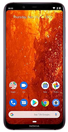 Nokia 8.1 - Smartphone Débloqué 4G (Ecran : 6,18 pouces - 64Go ROM - Dual SIM - Android One Pie 9.0) Iron