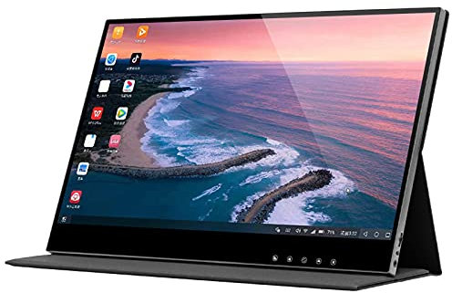 Monitor Portátil, Pantalla de Computadora 4k/ 1080p Monitor portátil 15. 6' FHD HDR IPS Monitor de portátil con Hdmi usb- c Monitor externo for portátil PC PS4 Xbox Teléfono Monitor Portátil para Com