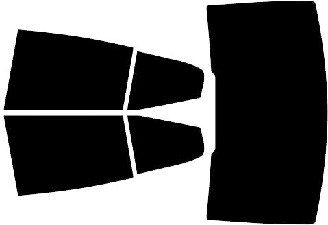 Lámina tintada a medida para 8 G16 Gran Coupe 4 puertas sedán 2019... trasera/ventanas laterales (50% negro claro)