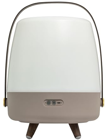 Kooduu - Lite-up Play Sound by Sound by JBL Lautsprecherlampe - Tragbar und Kabellos - Bluetooth-Verbindung und hochwertiger Klang, Erde - Braun, Taupe