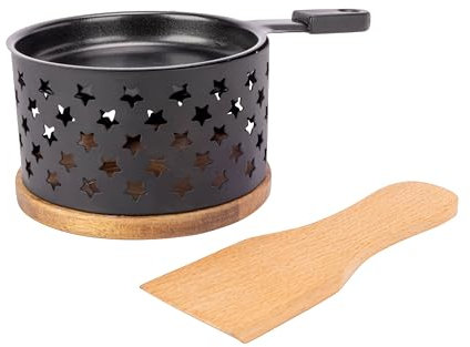 Cosy & Trendy 5659004 Vela raclette Grill, Stainless Steel, Negro