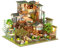 MagiDeal Puppenhaus DIY Miniatur-Bausätze Miniatur-Gartenhaus Kreative kleine Bausätze mit Zubehör Mini-Hausmodell für Erwachsene
