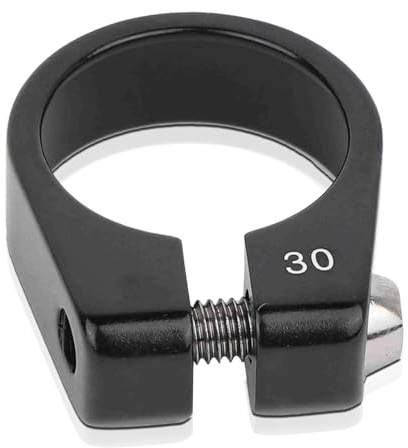 Bikes Seat Post Clamp, Quick Release Seatpost Collar Aluminium Alloy Seatpost Tube Tightener Clip for 30mm/1.2in Pipe Mountain Road Bikes (1)